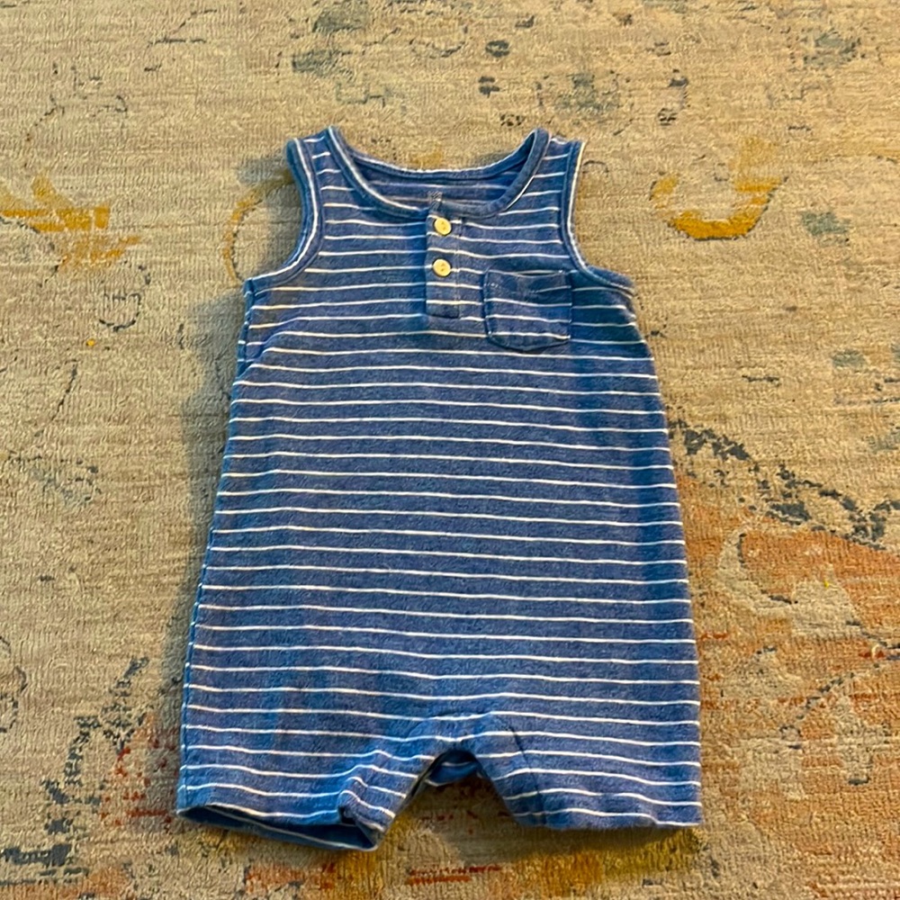 Baby Gap 12-18 month stripped sleeveless romper